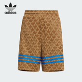 阿迪达斯官方正品 SHO Adidas ADI 70S 大童印花运动短裤 JI9854
