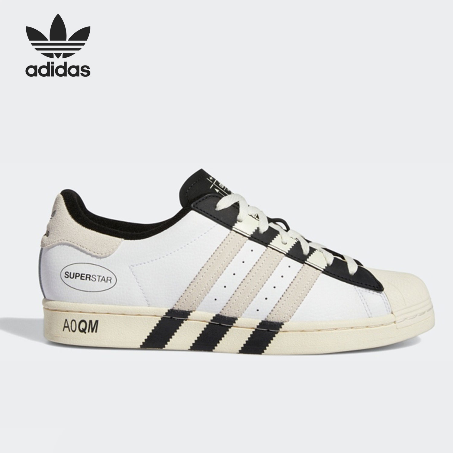 Adidas/阿迪达斯正品三叶草SUPERSTAR男女贝壳头板鞋GX6025