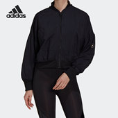 阿迪达斯正品 BOMBER smc 女子运动夹克外套GL7542 aSMC Adidas