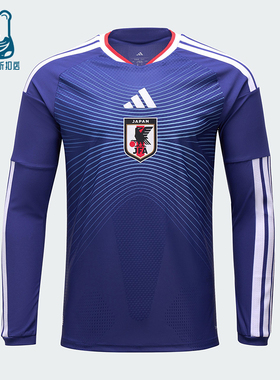 Adidas/阿迪达斯正品日本队男士时尚足球运动修身透气T恤JZ9681