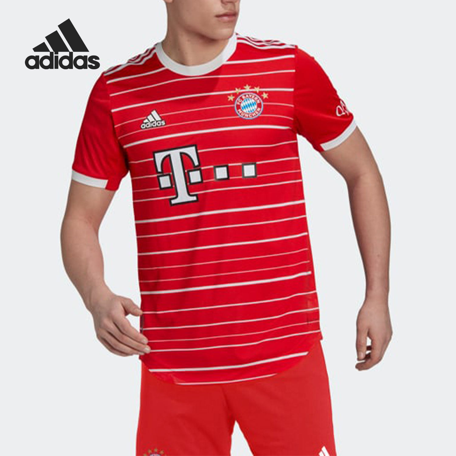 Adidas/阿迪达斯正品拜仁慕尼黑球员版男子运动球衣HT4825