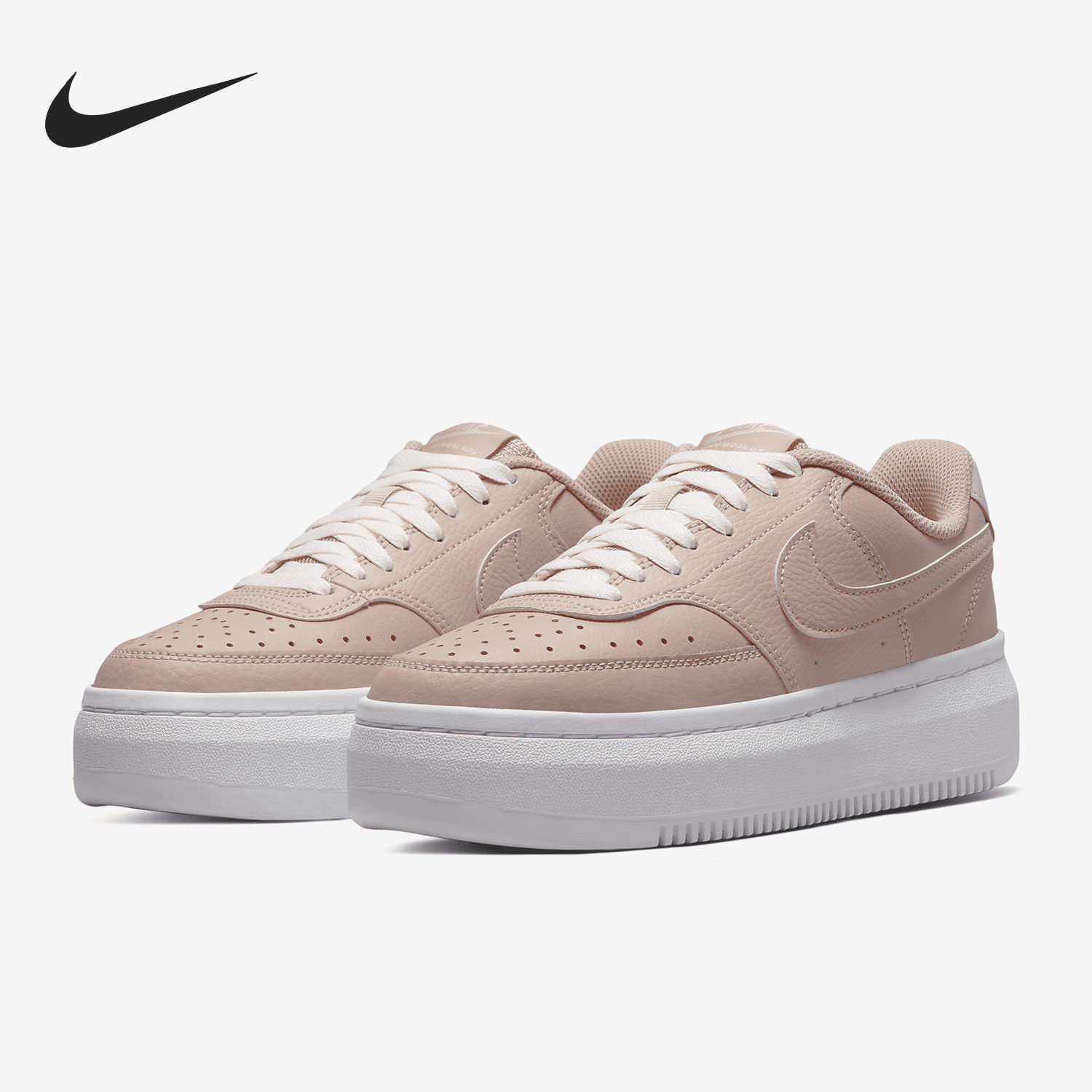 Nike/耐克正品Court Vision Alta女子休闲厚底板鞋DM0113-600,运动鞋new,板鞋,淘宝优惠券,粉丝福利购,淘宝优惠卷