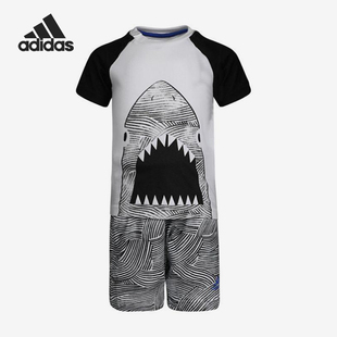阿迪达斯正品 BOYS婴童休闲运动套装 FUN CF7423 SSET Adidas