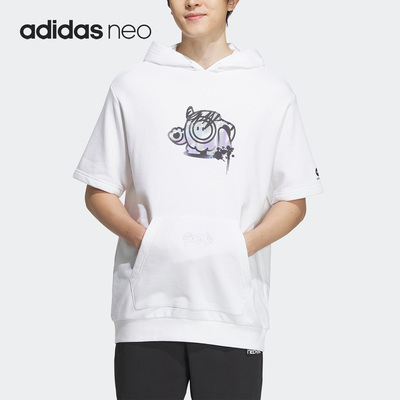 阿迪达斯男女运动短袖