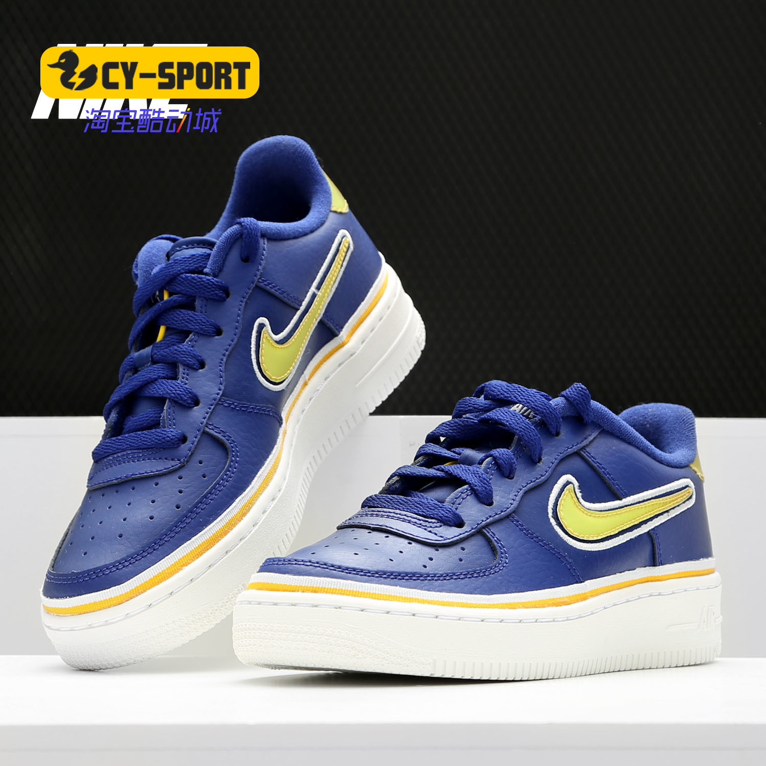 Nike/耐克正品 Air Force 1  AF1 空一号女子笑脸AR0734-400