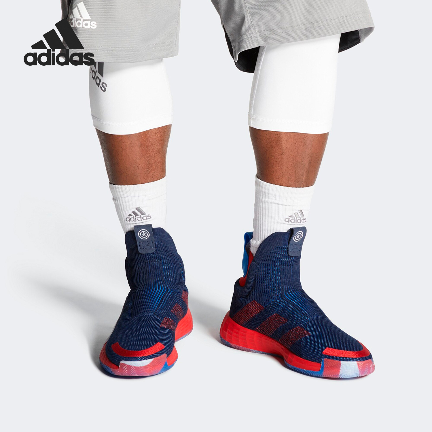 Adidas/阿迪达斯正品Marvel漫威联名N3XT L3V3L男篮球鞋 EF2257
