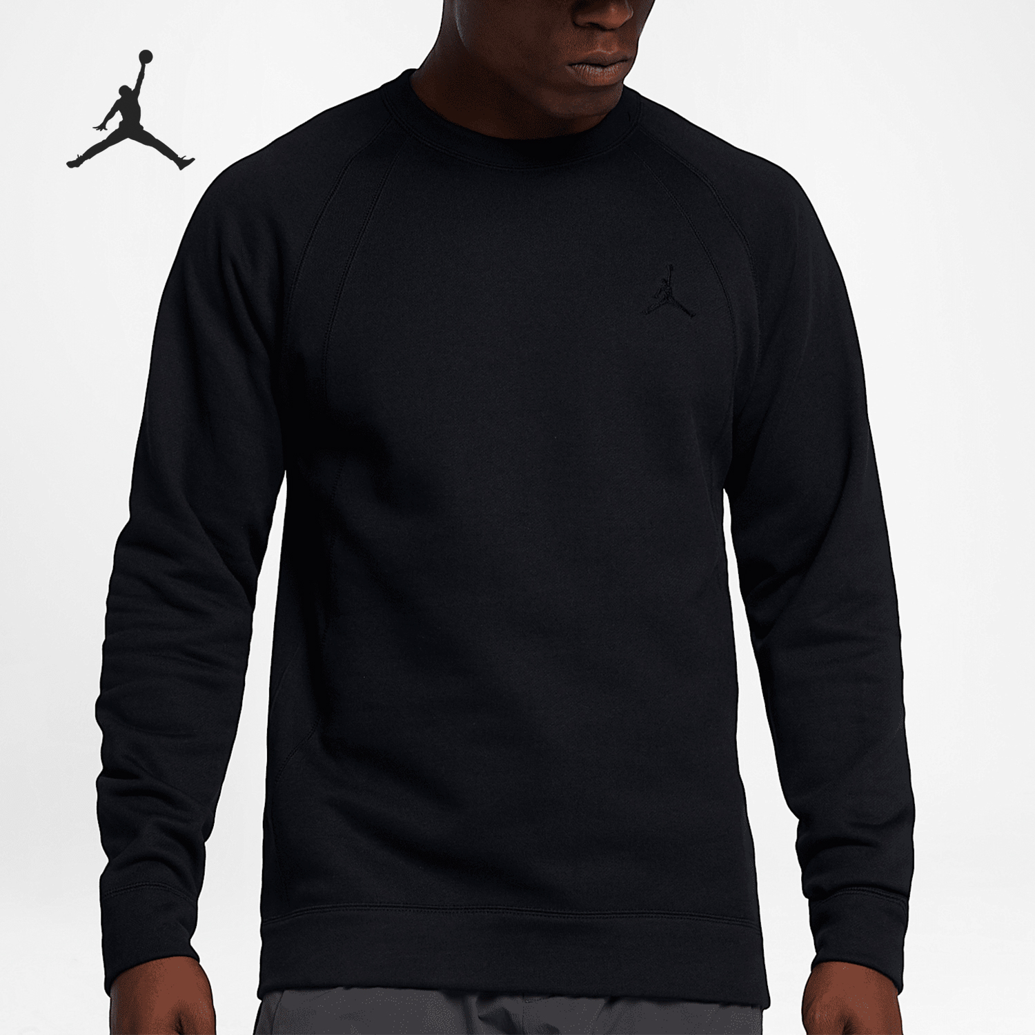 Nike/耐克正品JORDAN男士针织圆领运动卫衣套头衫860195-010