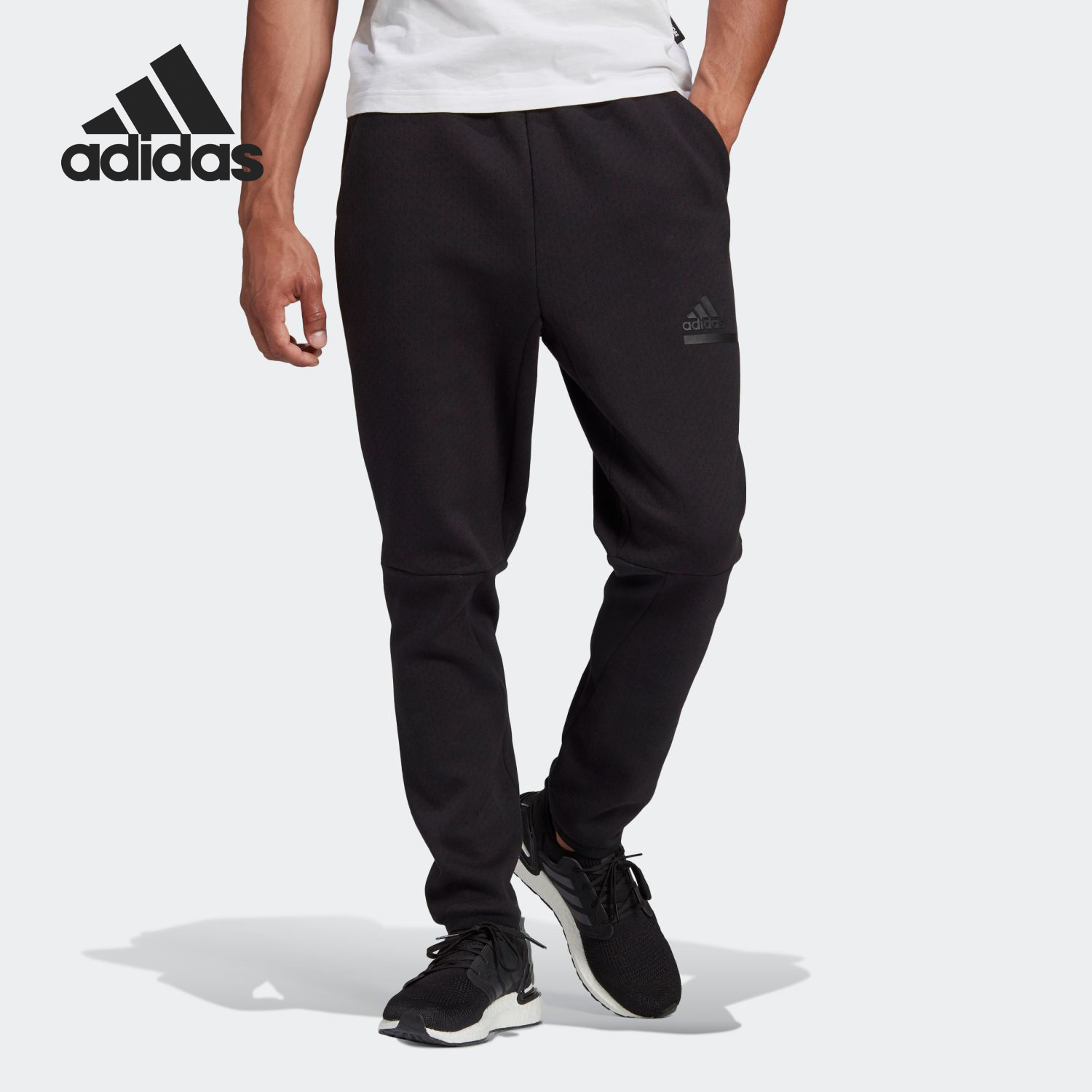 Adidas/阿迪达斯正品 ZNE 新款男子针织休闲运动长裤GM6543