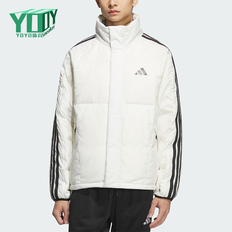 Adidas/阿迪达斯正品2025冬季款男士运动保暖立领羽绒服KC2489