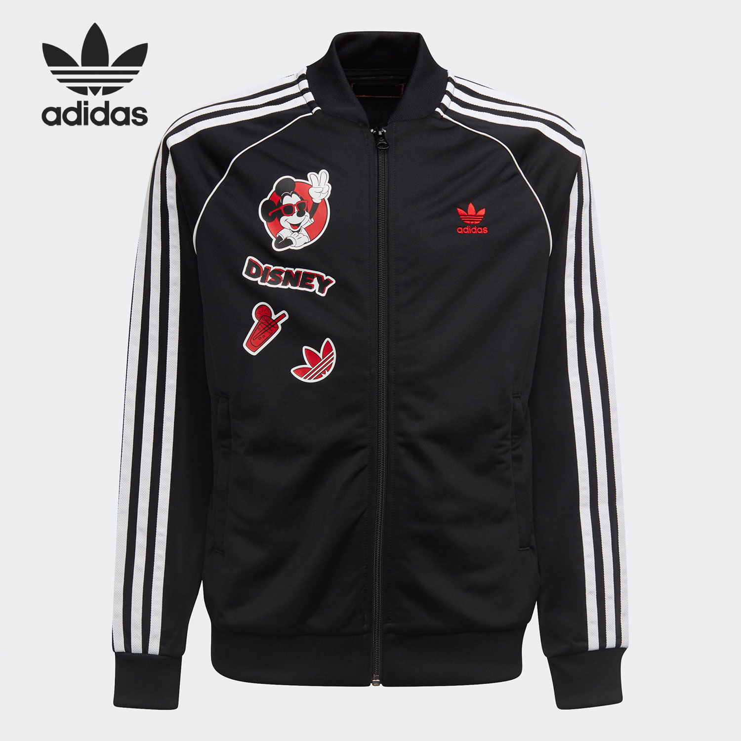 Adidas/阿迪达斯正品三叶草大童迪士尼运动训练外套 HF7577