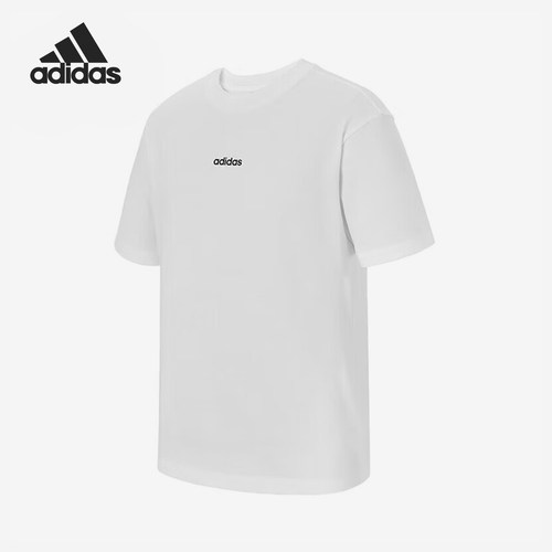 Adidas/阿迪达斯正品2025夏季款男士简约户外休闲短袖KC4596