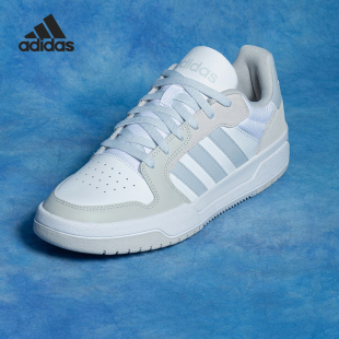 系带板鞋 Adidas 篮球风时尚 NTRAP男女同款 JI2561 阿迪达斯正品