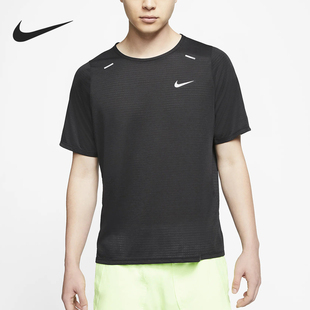 耐克正品 T恤CJ5421 新款 跑步运动圆领透气短袖 010 男士 Nike