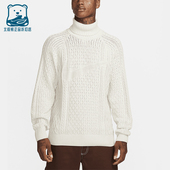 耐克正品 Life男士 运动时尚 Nike 简约高领针织套头毛衣FB7770 072