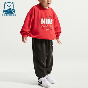 IU5275 Sportswear婴童休闲圆领套头耐穿套装 010 耐克正品 Nike