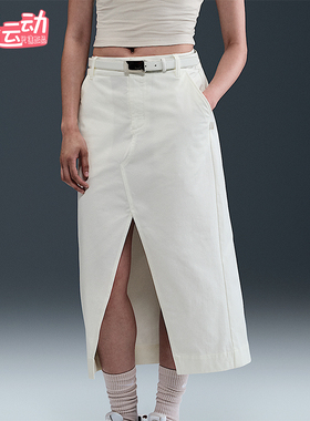 Nike/耐克正品CLLCTN TWILL女士透气斜纹休闲半身裙HQ8023-133