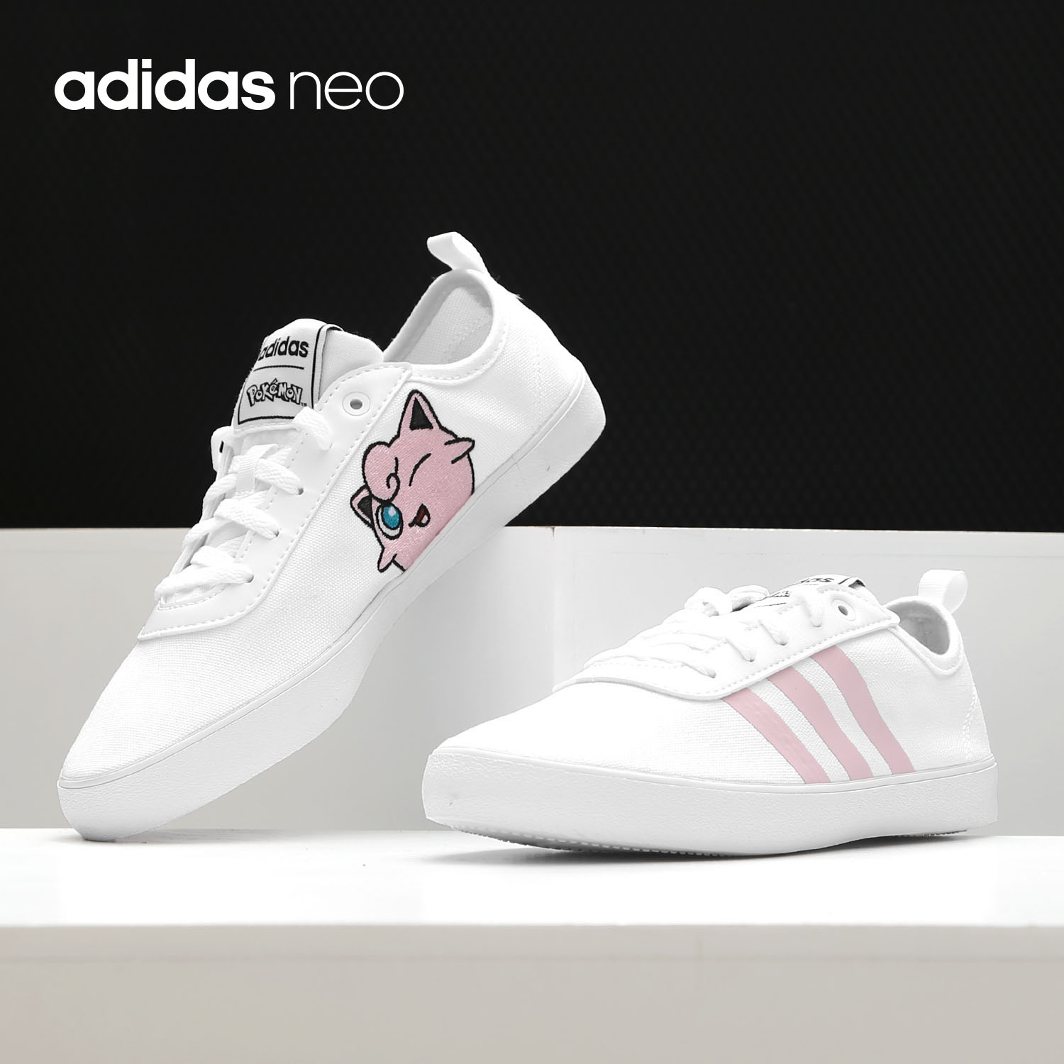 Adidas/阿迪达斯正品 NEO QT VULC 2.0 W 女子运动休闲板鞋FW0069