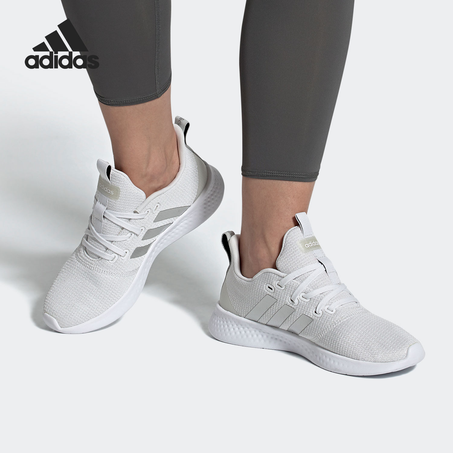 Adidas/阿迪达斯正品女子 PUREMOTION 休闲训练运动跑步鞋 FW3264