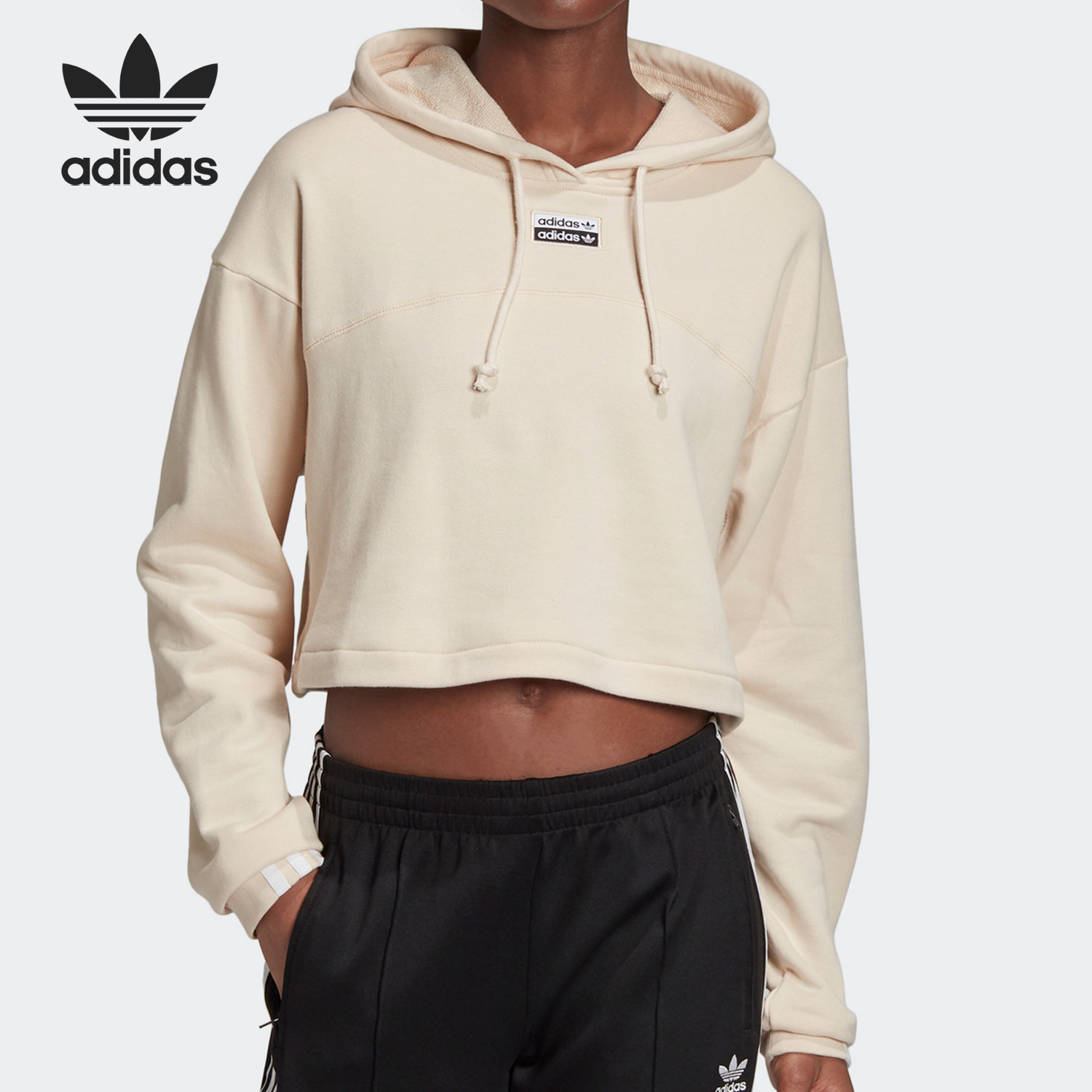 Adidas/阿迪达斯正品三叶草女士运动时尚卫衣套头衫GD3089