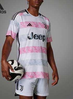 Adidas/阿迪达斯正品新款客场球员版男子短袖足球球衣HR8246