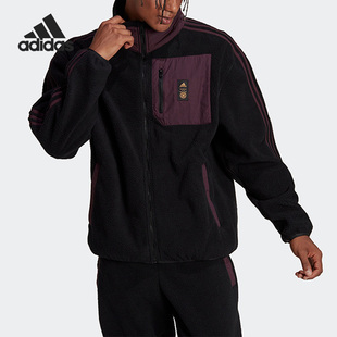 Adidas/阿迪达斯正品德国队足球男子运动保暖立领外套HF4069