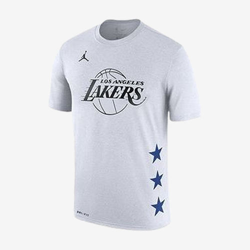 Nike耐克正品NBA全明星LeBron James男字母圆领短袖T恤BQ2508-107