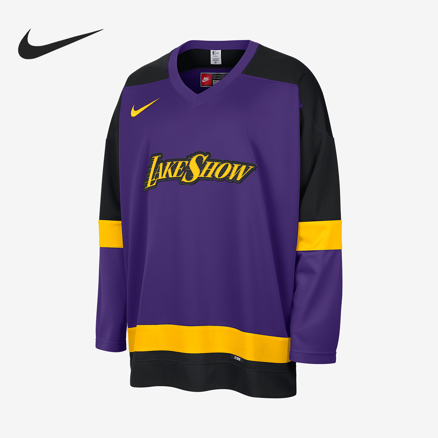 Nike/耐克正品秋季新款男士拼接宽松户外运动球衣FZ0350-504