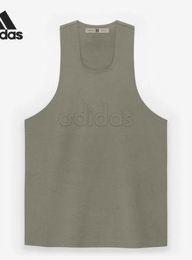 Adidas/阿迪达斯正品夏季新款男士宽松透气无袖背心T恤IM6087