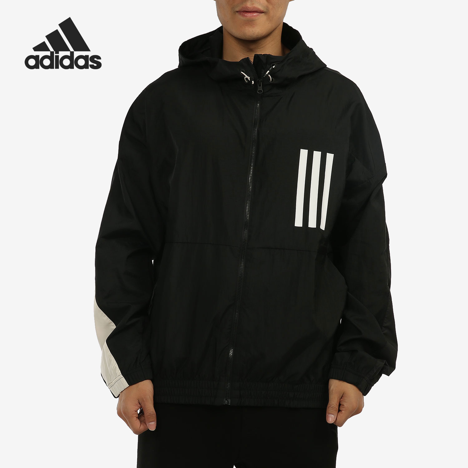 Adidas新款男子外套休闲运动夹克