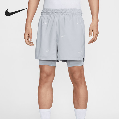 Nike/耐克正品KD DNA男士二合一篮球训练透气短裤HJ4216-012