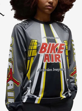 Nike/耐克正品JORDAN男士宽松图案印花时尚运动套头衫HQ1730-068
