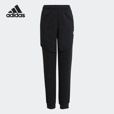 阿迪达斯大童运动休闲长裤
