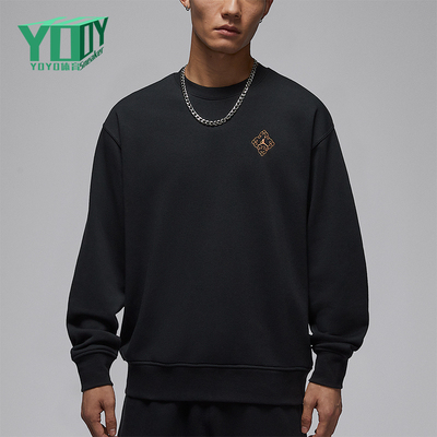 Nike/耐克正品JORDAN男士日常针织圆领套头休闲卫衣IR0113-010