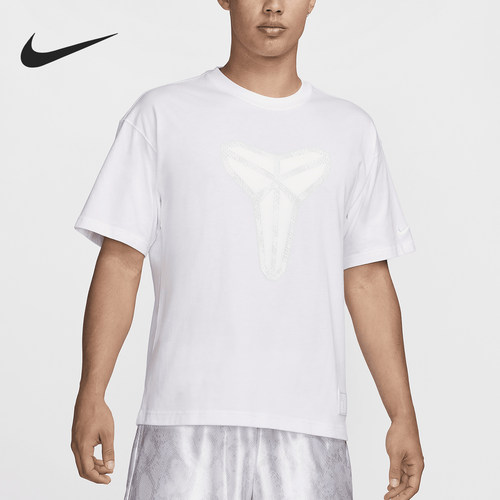 Nike/耐克正品Kobe男士秋季新款宽松篮球简约短袖FZ8072-100