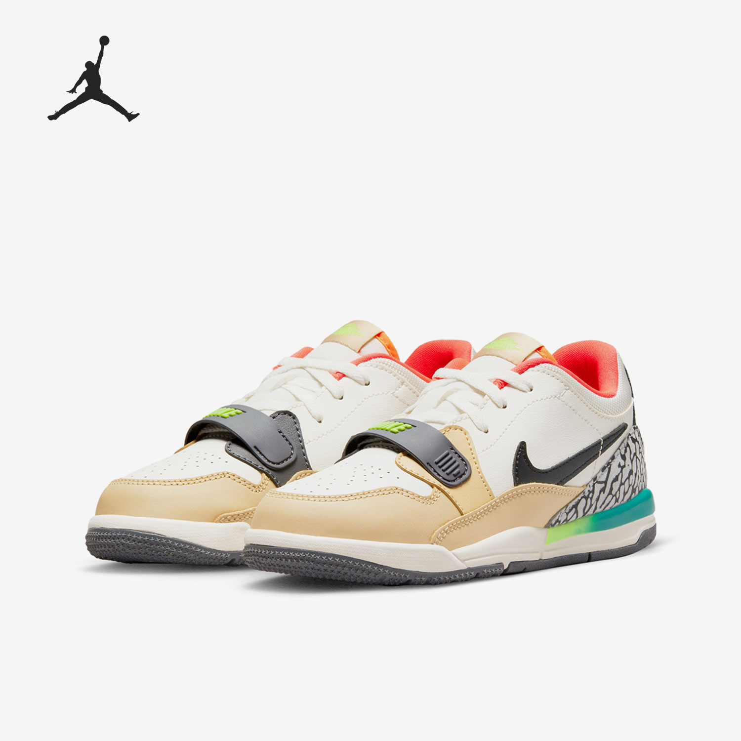 Nike/耐克正品JORDAN 女子GS大童运动耐磨篮球鞋DZ2766-101