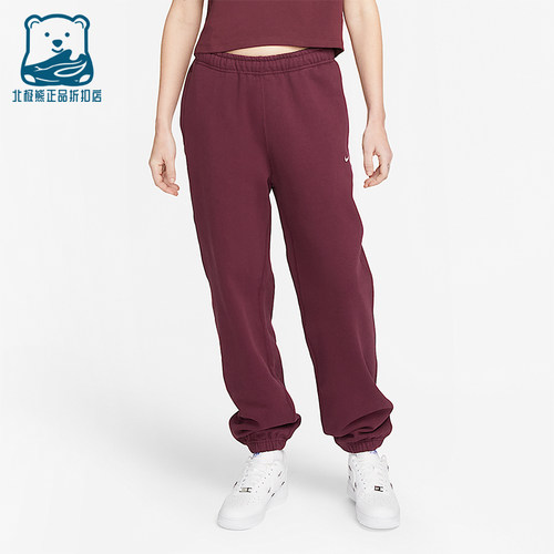 Nike/耐克正品Solo Swoosh女士运动复古潮流经典长裤CW5565-681