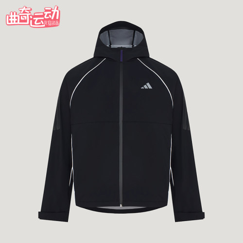 Adidas/阿迪达斯正品男士拒水防风宽松休闲夹克外套KY4900