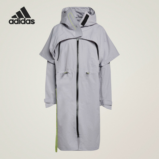 RAIN.RDY C女士運(yùn)動(dòng)寬松連帽外套IW2118 阿迪達(dá)斯正品 Adidas
