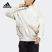 Adidas 男子宽松立领夹克外套HN9010 新款 阿迪达斯正品 冬季