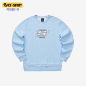 斯凯奇正品 PULLOVER男女款 同款 Skechers 圆领卫衣套头衫 L322U084