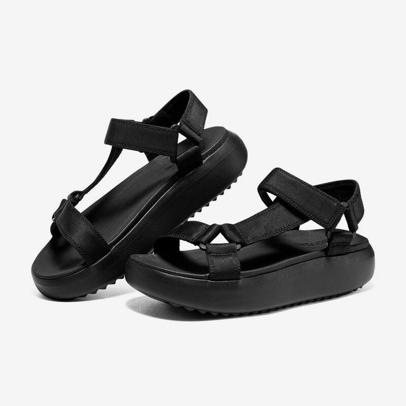 Skechers/斯凯奇正品夏季女子休闲透气轻便厚底凉鞋113746-BBK,运动鞋new,运动沙滩鞋/凉鞋,淘宝优惠券,粉丝福利购,淘宝优惠卷