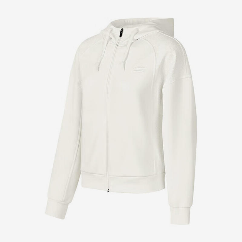 斯凯奇女士简约休闲连帽外套