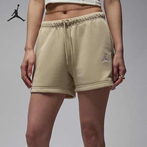 Nike/耐克正品JORDAN女士宽松针织透气休闲短裤HJ1366-206