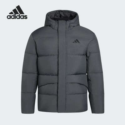 Adidas/阿迪达斯正品LINEAR男士保暖日常户外羽绒服KQ5522