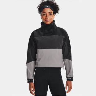 安德玛正品UA RECOVER女子立领健身训练运动服套头衫上衣1357478