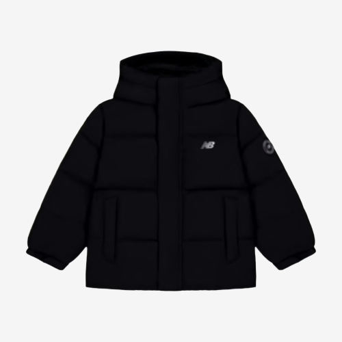 New Balance新百伦正品儿童款连帽保暖轻便舒适羽绒服7PF4E133-BK