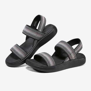 Skechers/斯凯奇夏轻便魔术贴女子运动凉鞋一字带沙滩鞋