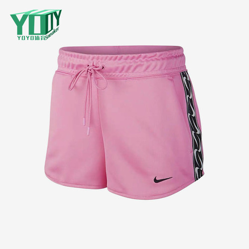 Nike/耐克正品刺绣抽绳系带运动直筒休闲舒适短裤CJ6318-610