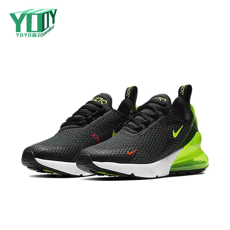 Nike/耐克正品AirMax270新款女黑黄色经典厚底鞋跑步鞋AV5141-001