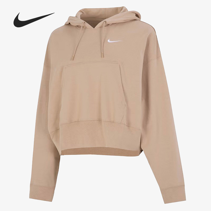 Nike/耐克正品新款女子运动宽松休闲连帽卫衣DM6418-200